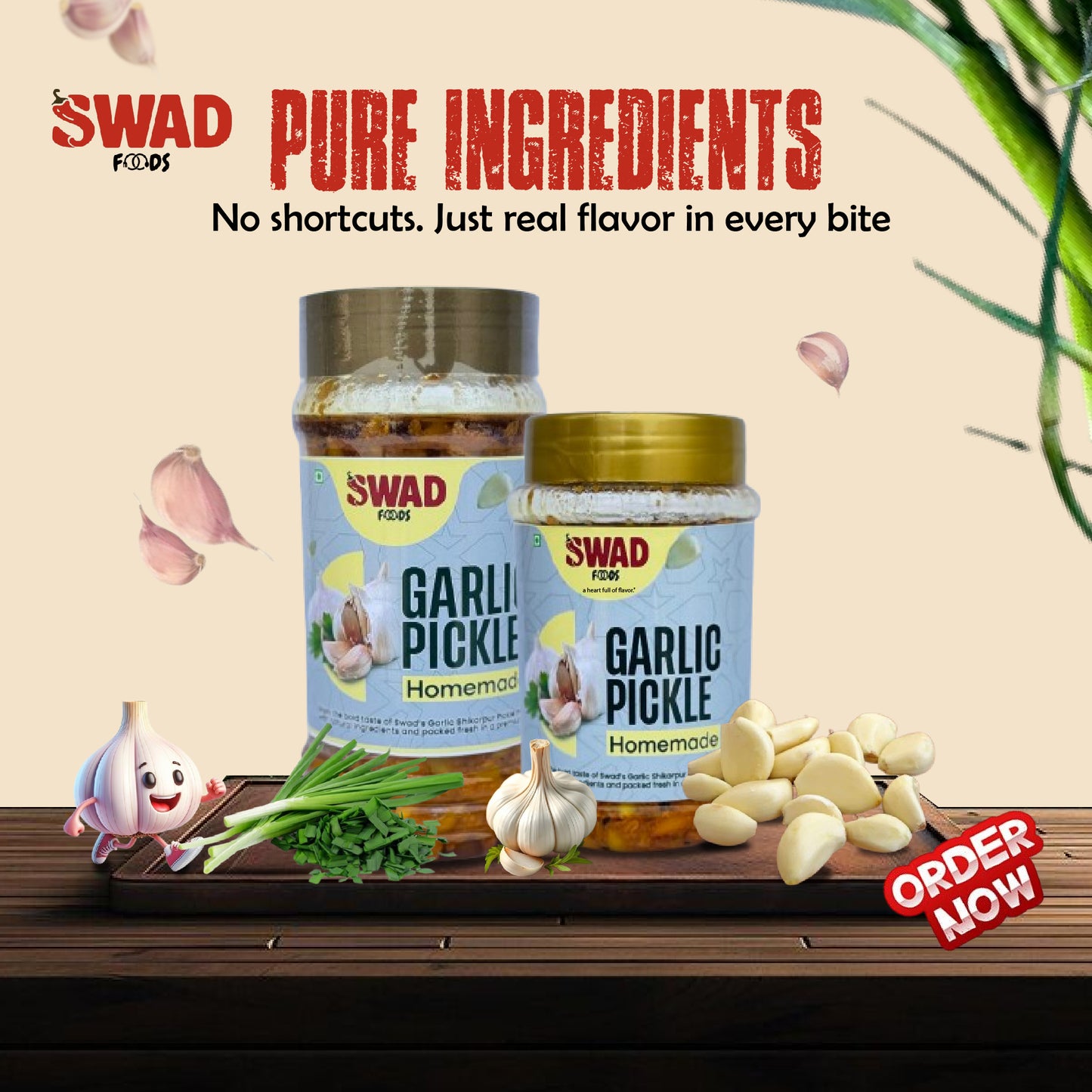 Swad Garlic Pickle – 1/0.5 kg