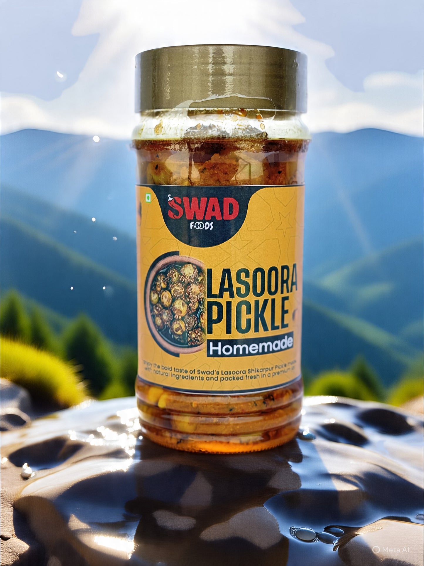 Pack of 2 (Green Chilli Pickle + Lasoora Pickle) - 1kg
